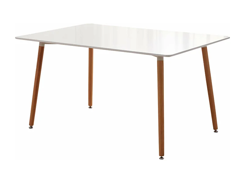 Mesa de Jantar ou Cozinha Nórdica Viken 140cm Branco
