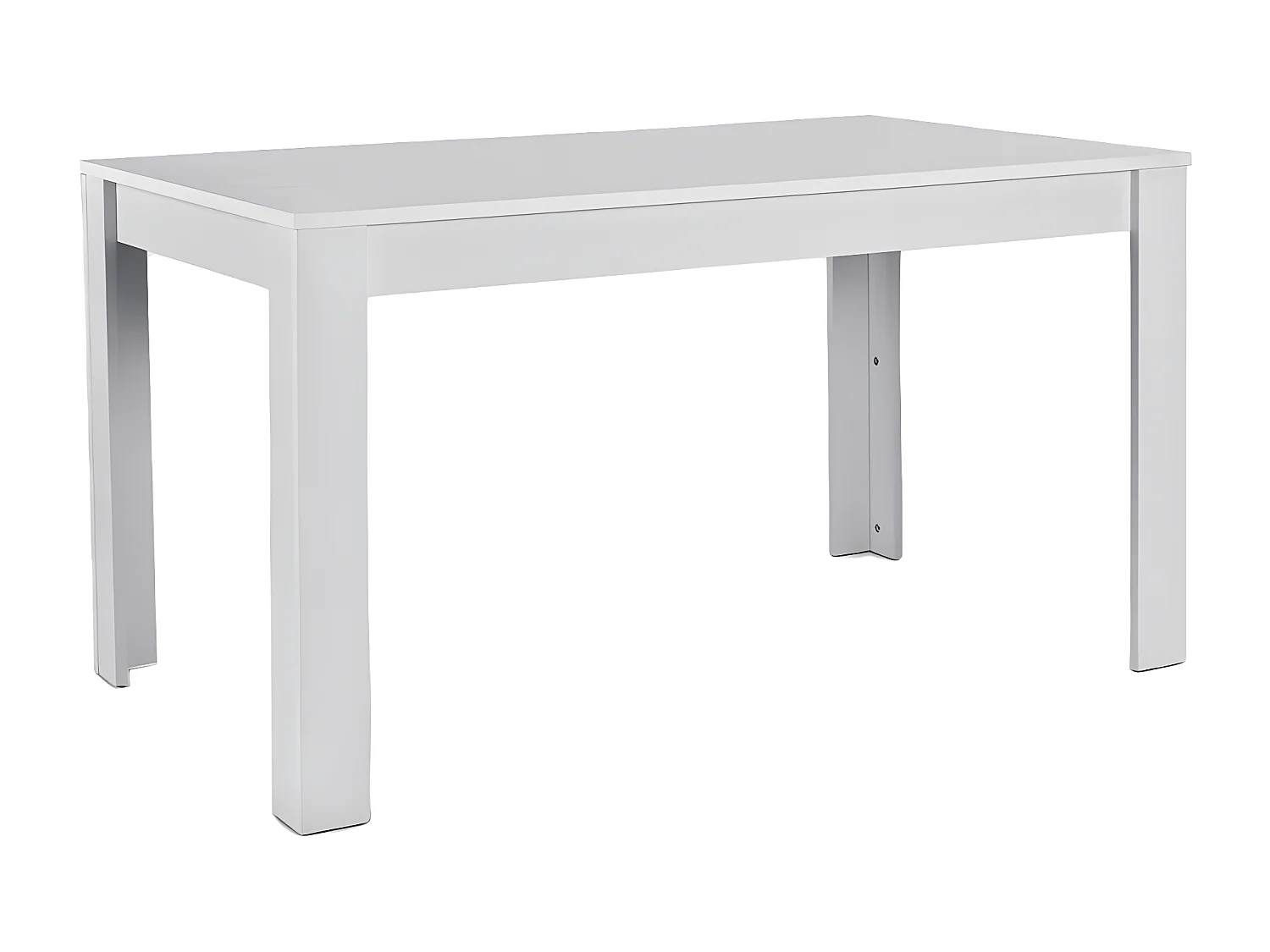 Mesa de Comedor o Cocina Rustic 140cm Blanco