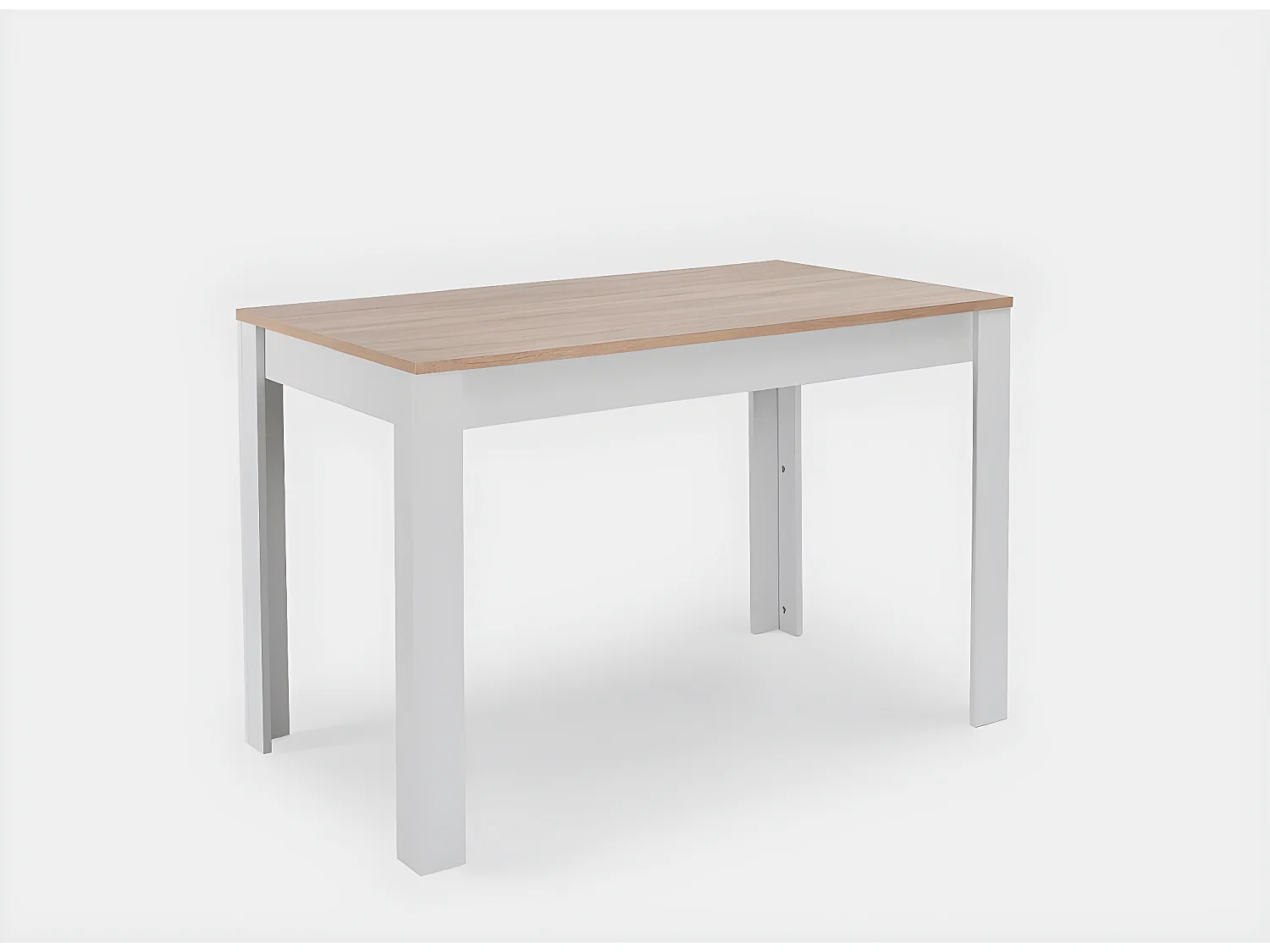 Mesa de Comedor o Cocina Rustic 140cm Blanco
