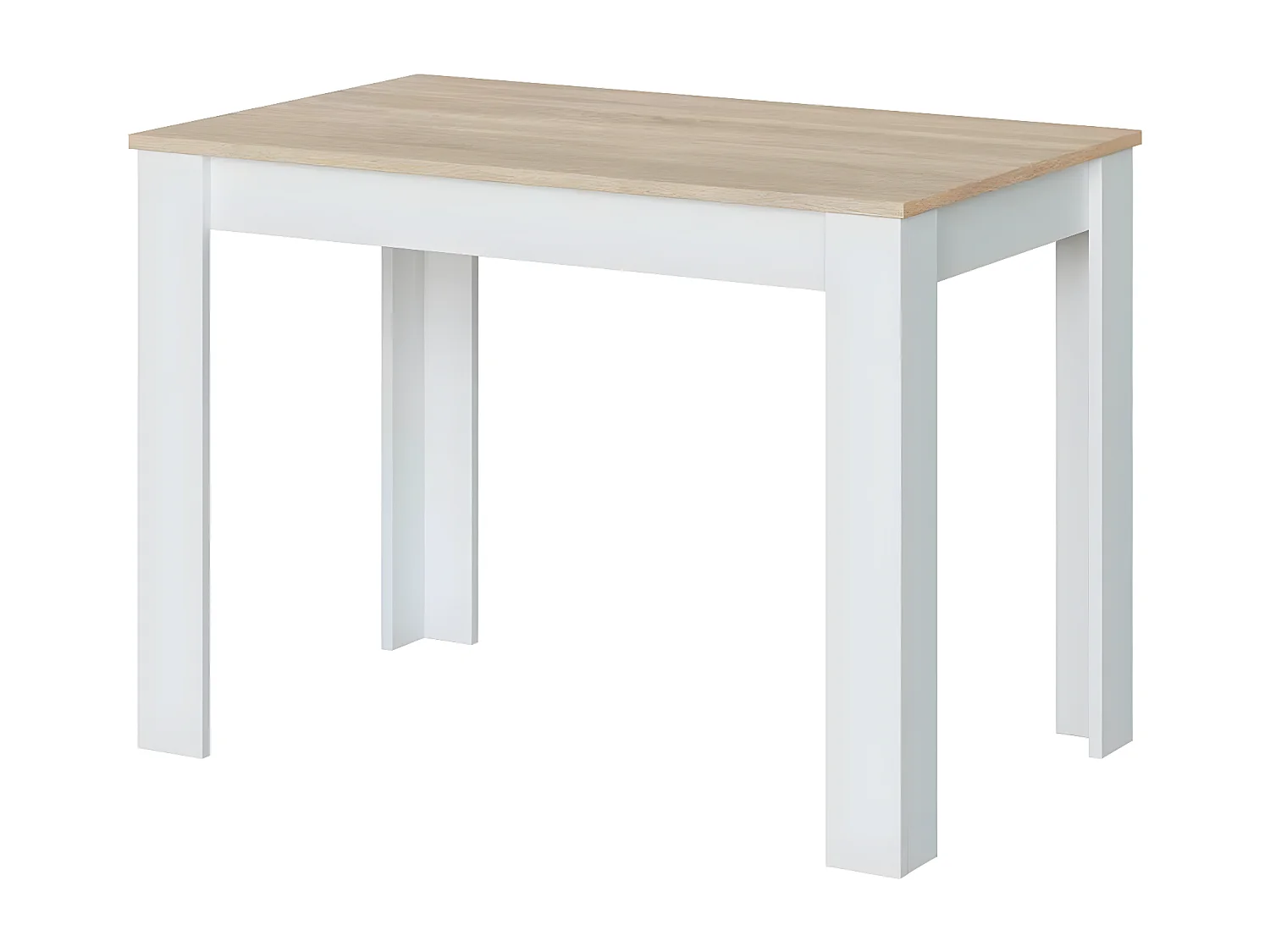 Mesa de Comedor o Cocina Rustic 140cm Blanco