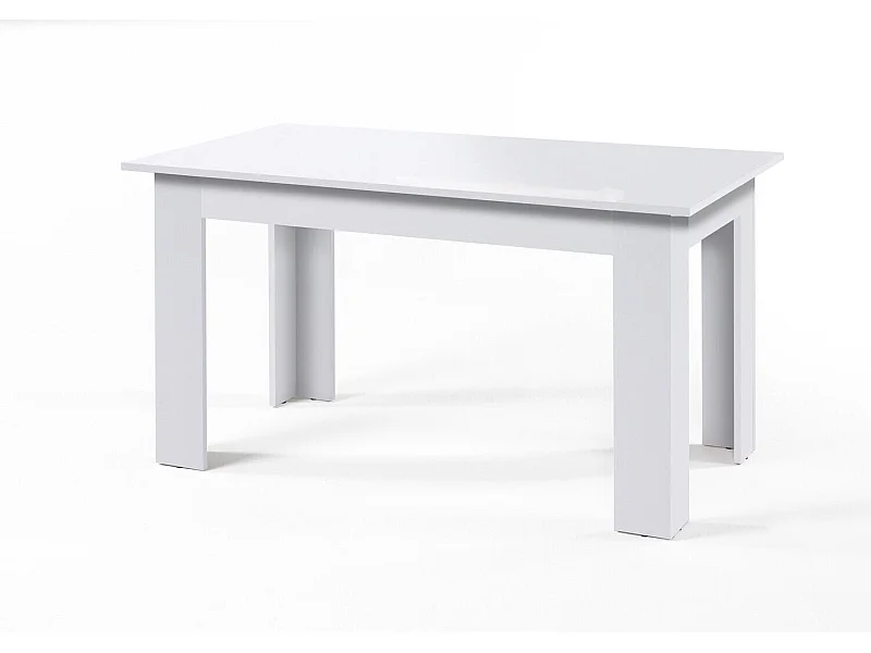 Mesa Fija de Comedor o Cocina Mira 138cm, Blanco