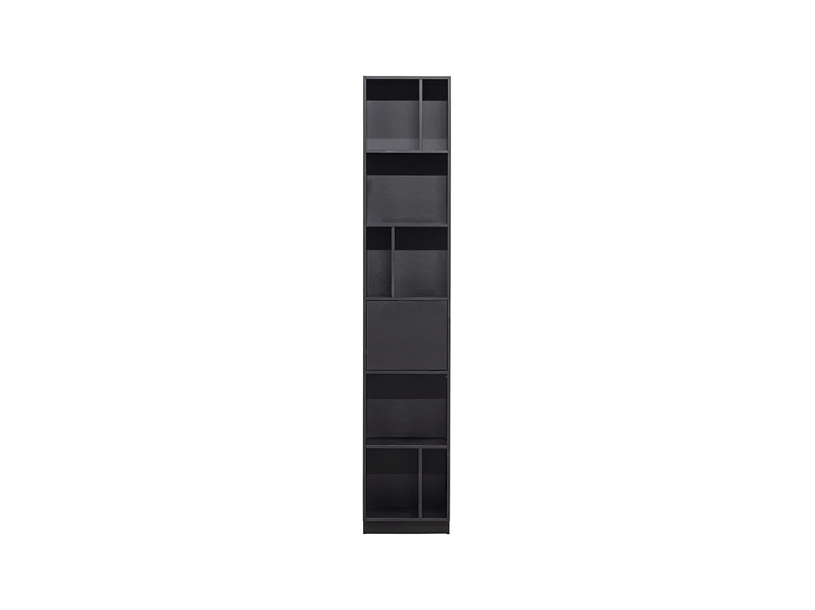 Etagère colonne en bois noir certifié FSC BUCK