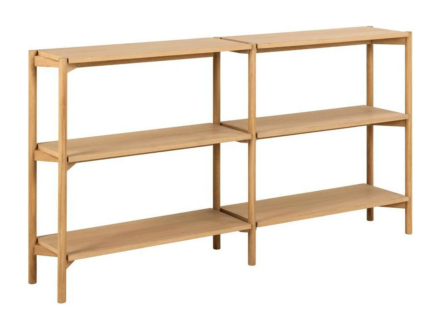 Sienna wandkast 4 planken natuur.