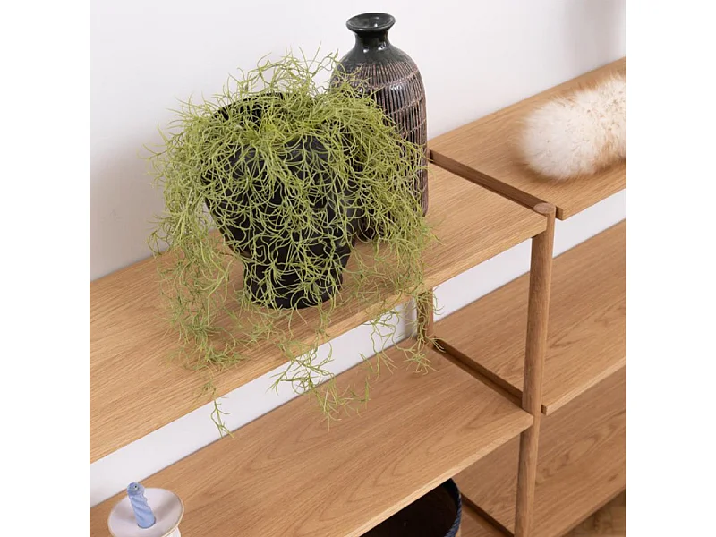 Sienna wandkast 4 planken natuur.