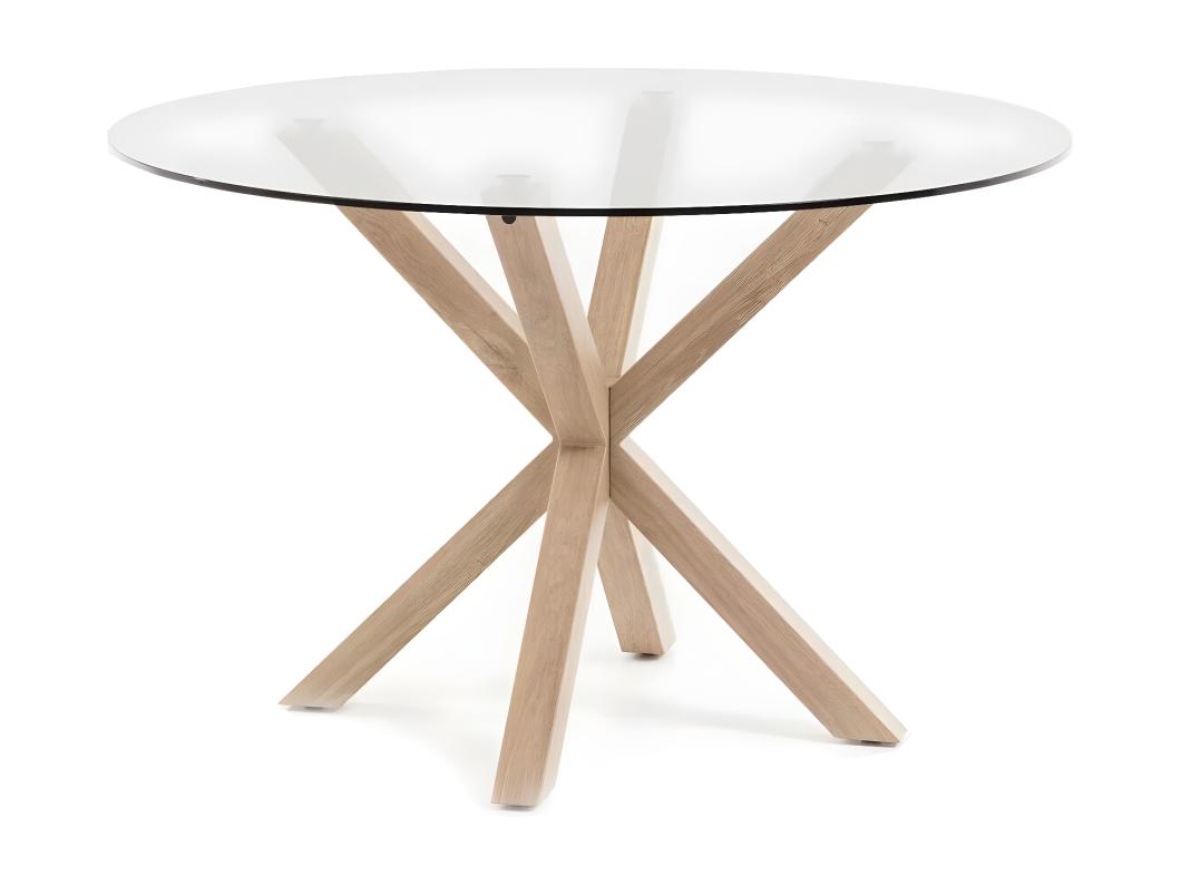 Mesa Redonda de Vidro Temperado 120cm. Sala de jantar ou cozinha