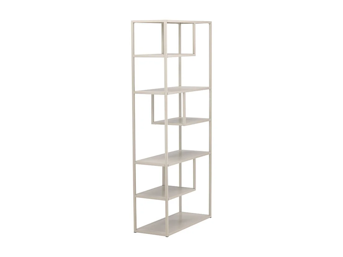 Staal Regal 6 Regale beige.