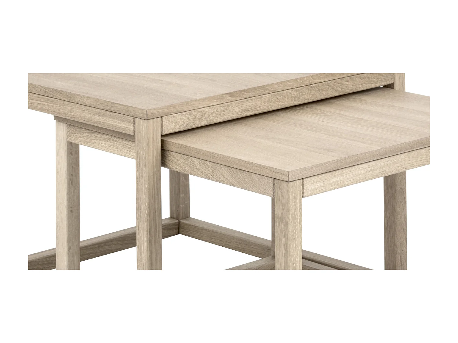 Table basse gigogne en chêne 70cm - CORNER