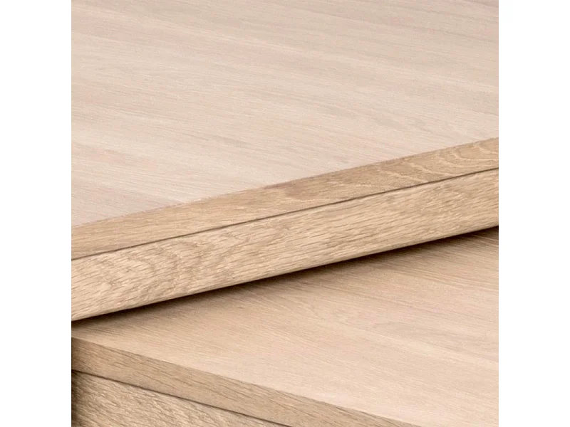 Table basse gigogne en chêne 70cm - CORNER