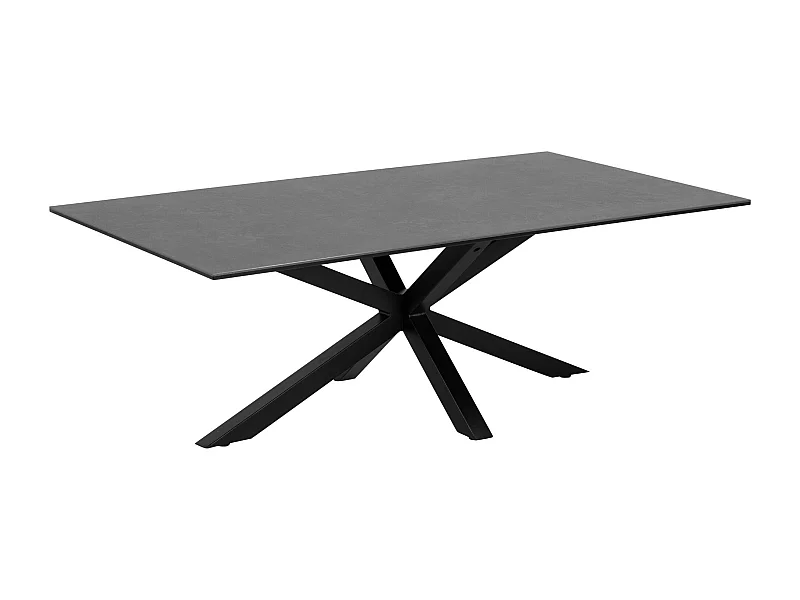 Table basse rectangulaire en céramique et métal L130 - CHIPRE