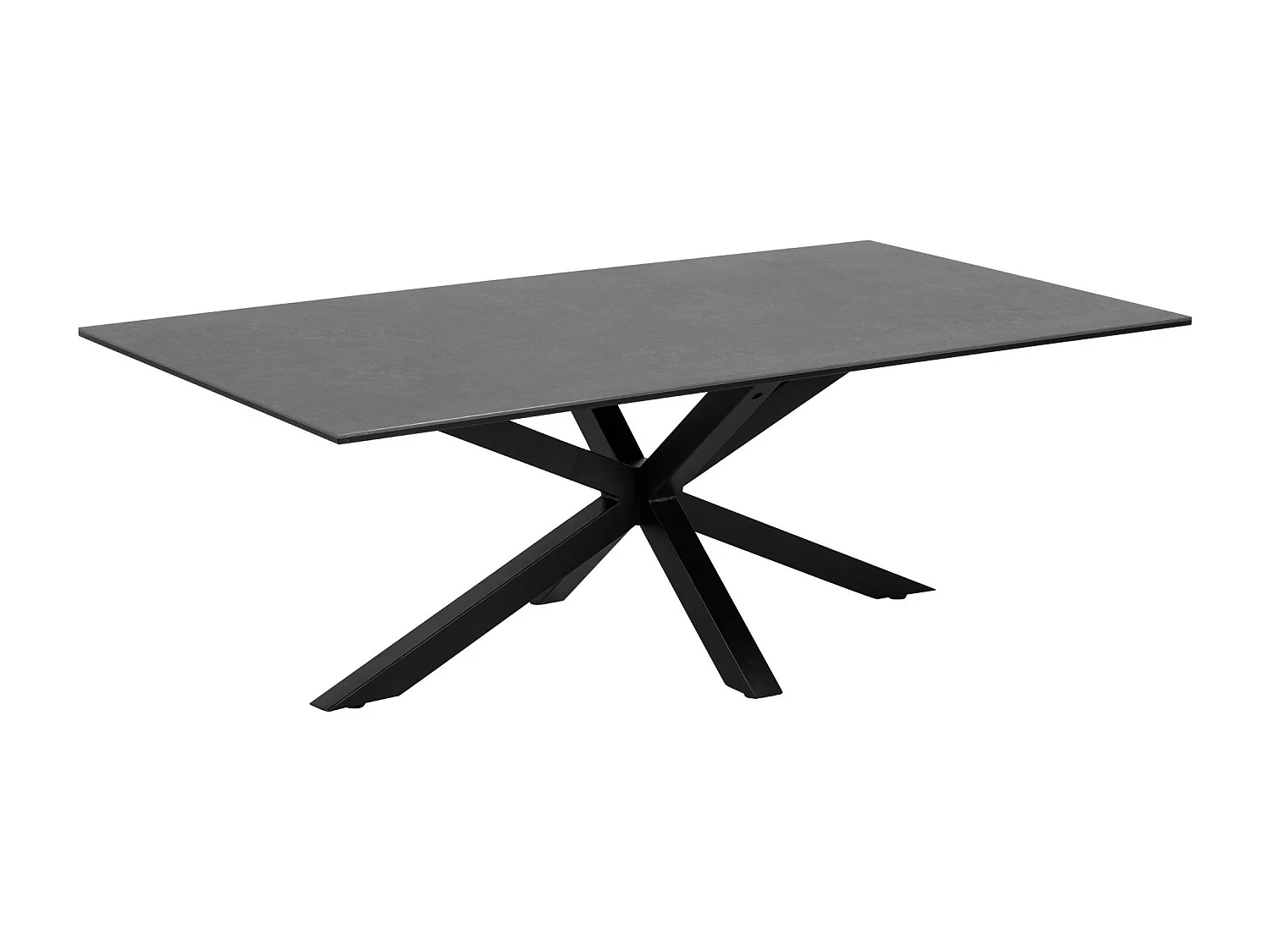 Table basse rectangulaire en céramique et métal L130 - CHIPRE