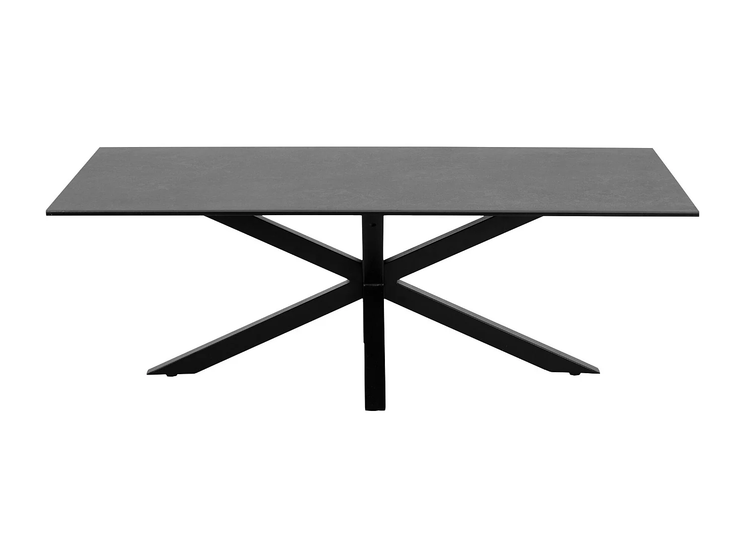 Table basse rectangulaire en céramique et métal L130 - CHIPRE