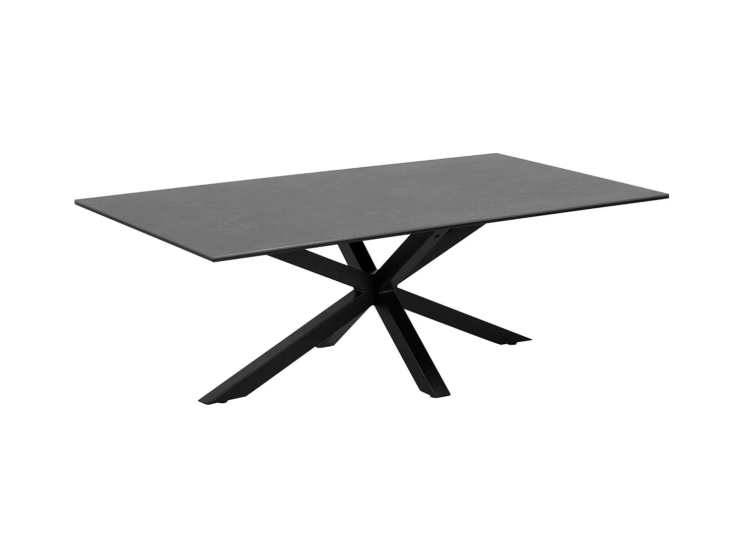 Table basse rectangulaire en céramique et métal L130 - CHIPRE