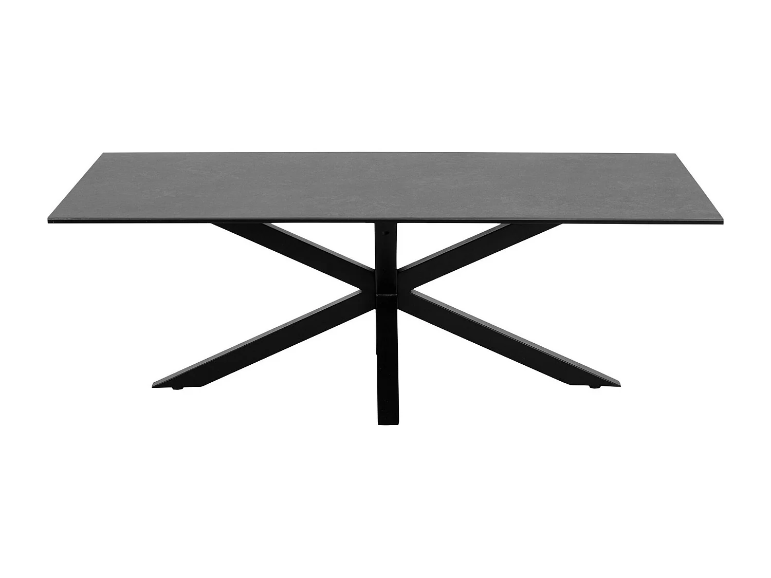 Table basse rectangulaire en céramique et métal L130 - CHIPRE