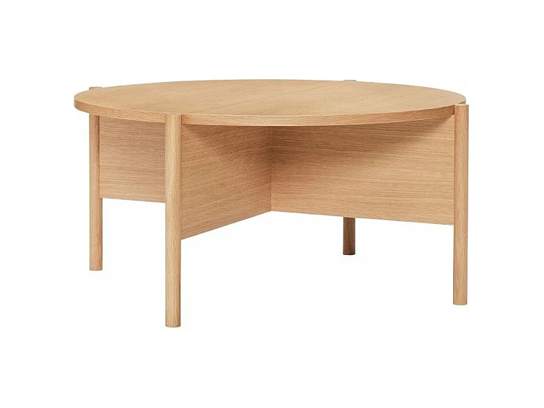 Table basse ronde 86cm en bois FSC HAZELA
