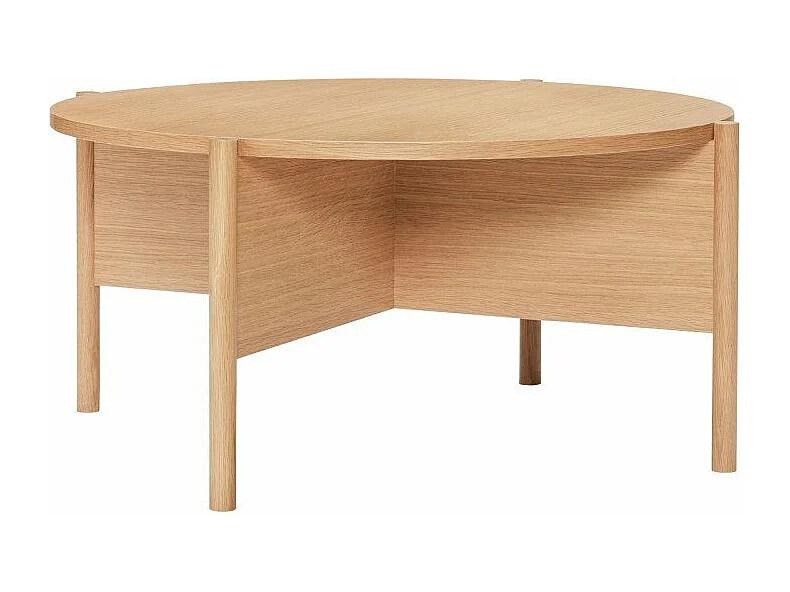 Table basse ronde 86cm en bois FSC HAZELA