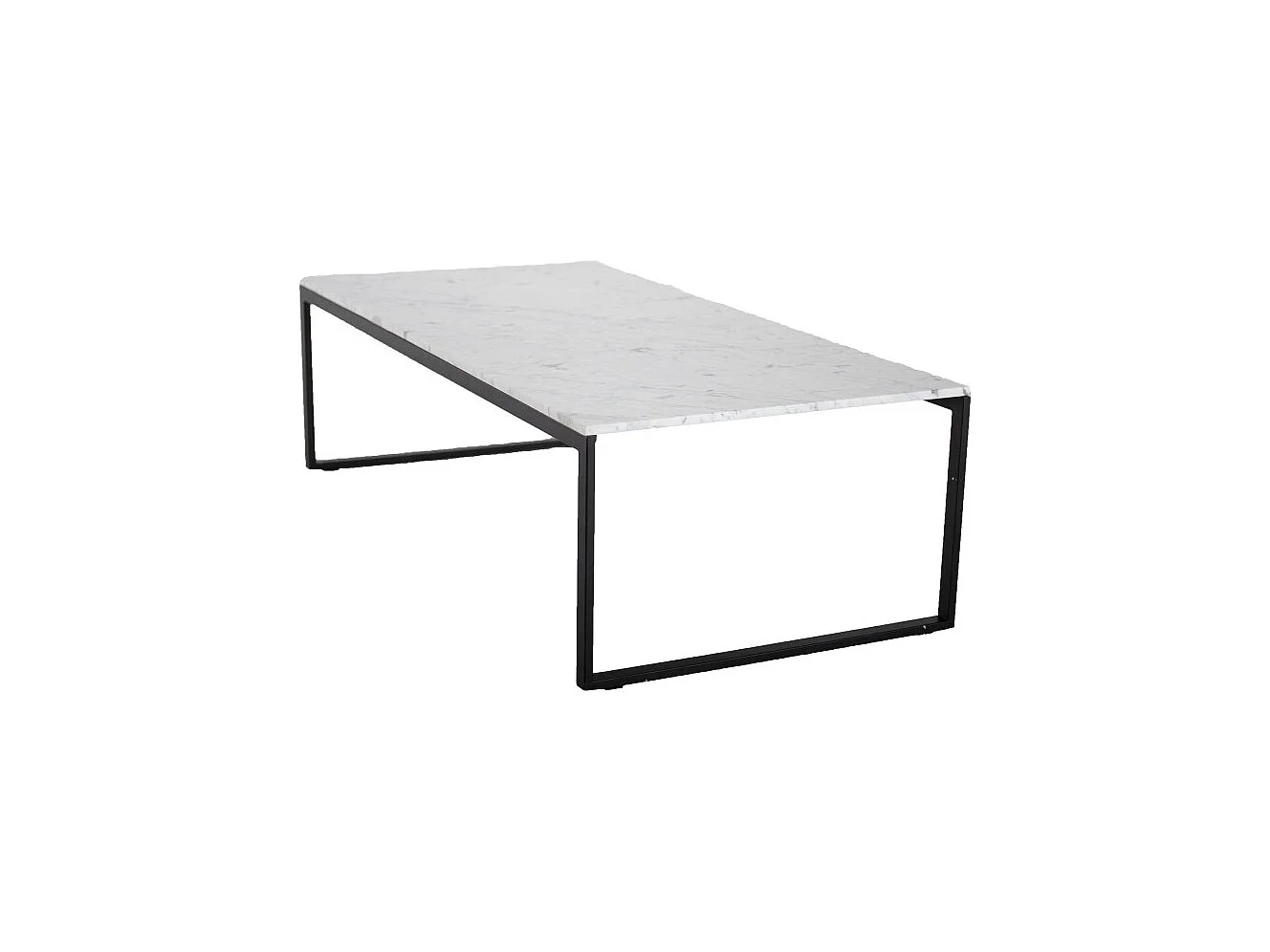 Table Basse en Marbre "Estelle" 120cm Blanc