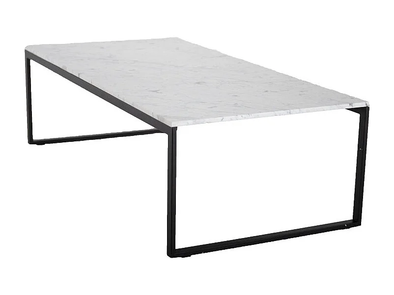 Table Basse en Marbre "Estelle" 120cm Blanc