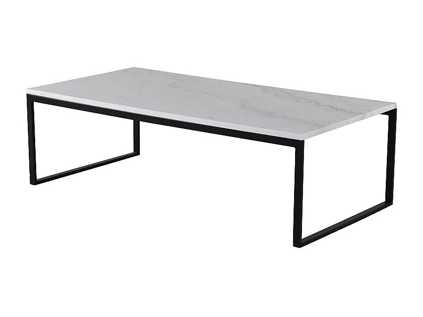 Table Basse en Marbre "Estelle" 120cm Blanc