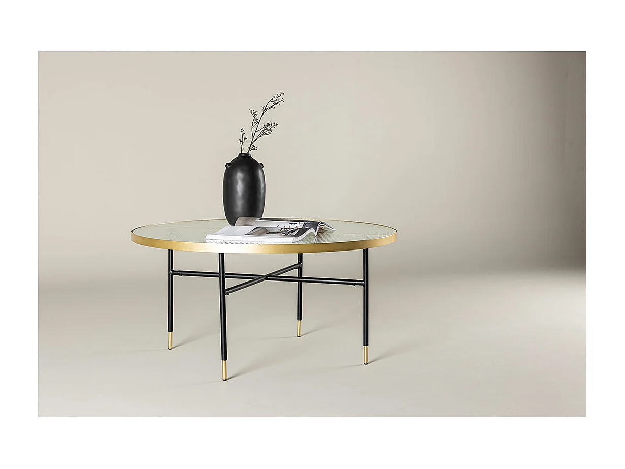 Bubbles salontafel Ø98 cm goud.