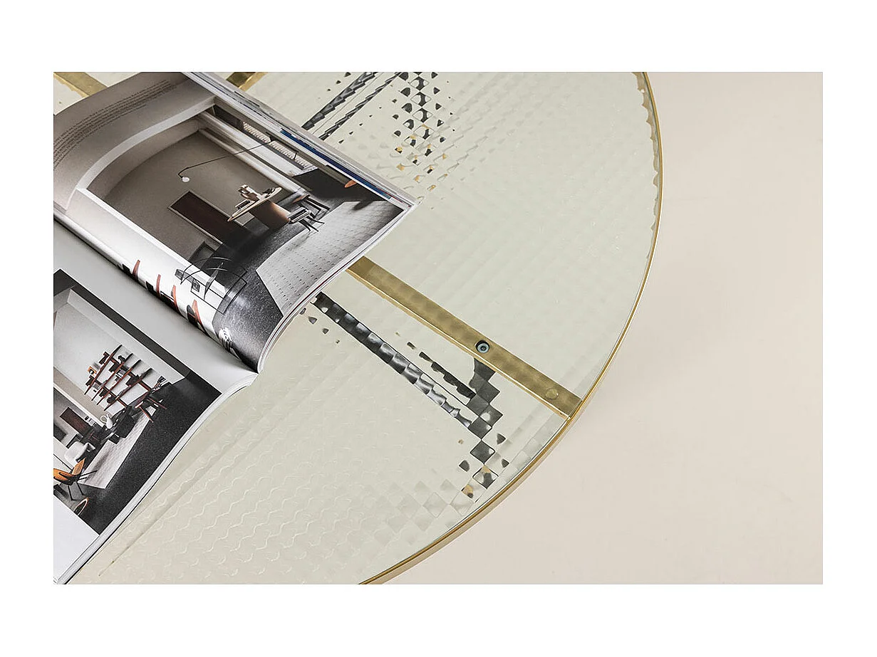 Bubbles salontafel Ø98 cm goud.