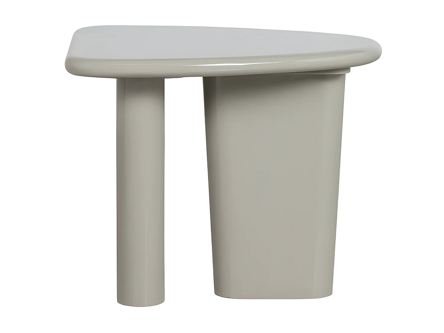 Table basse design organique couleur argile LOÏS