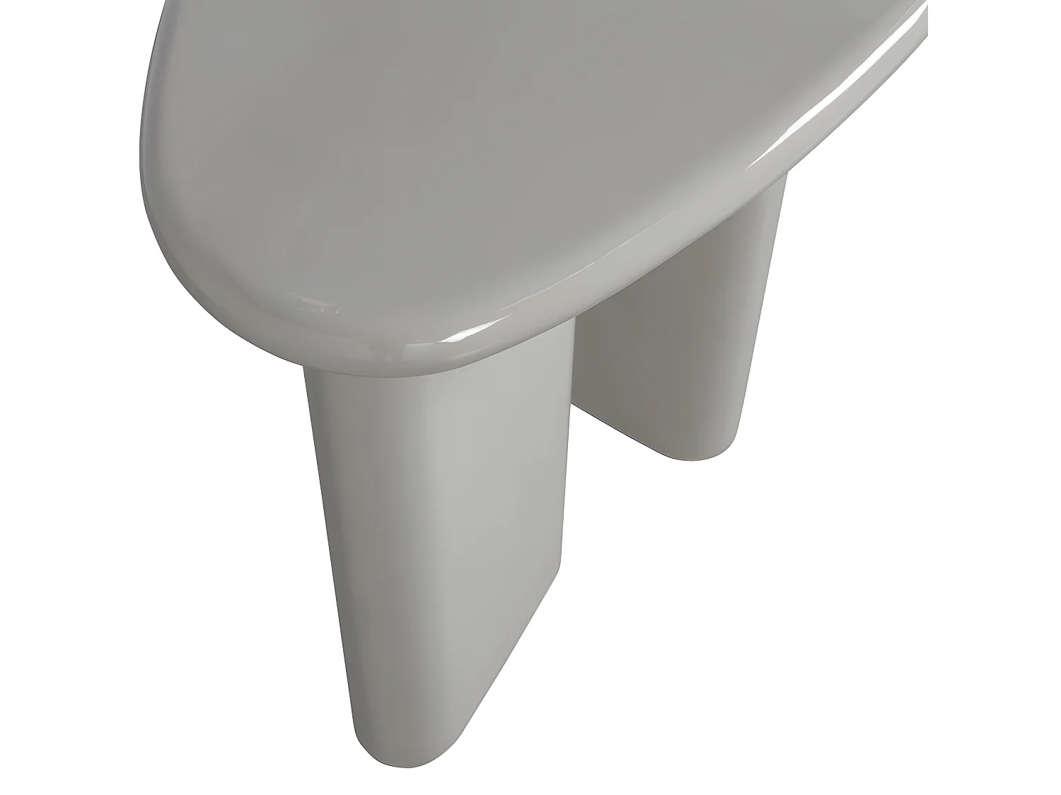 Table basse design organique couleur argile LOÏS