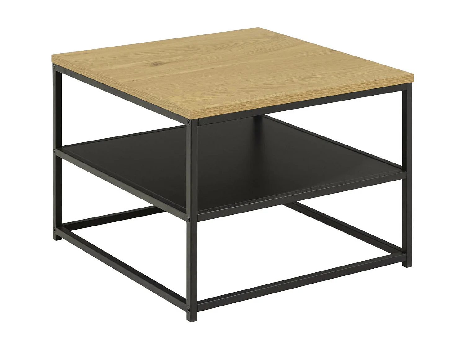 Giles salontafel 55x55x42cm, 1 plank,  eik decor.