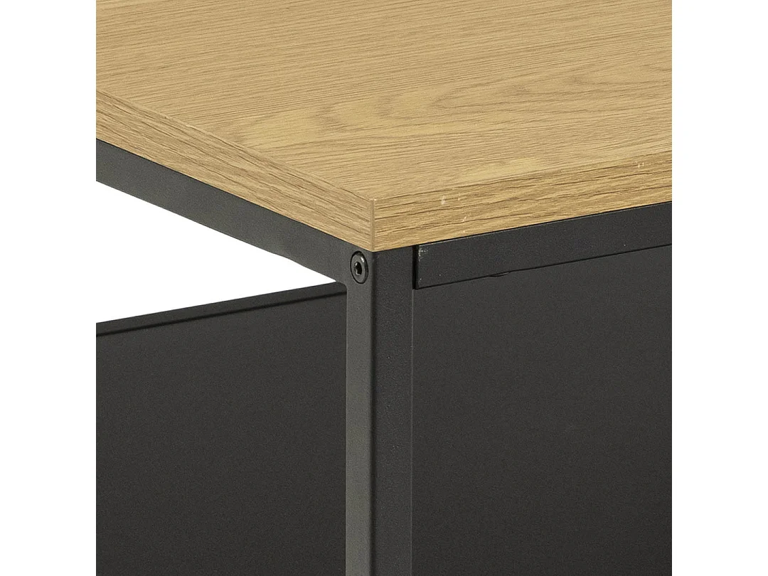 Giles salontafel 55x55x42cm, 1 plank,  eik decor.