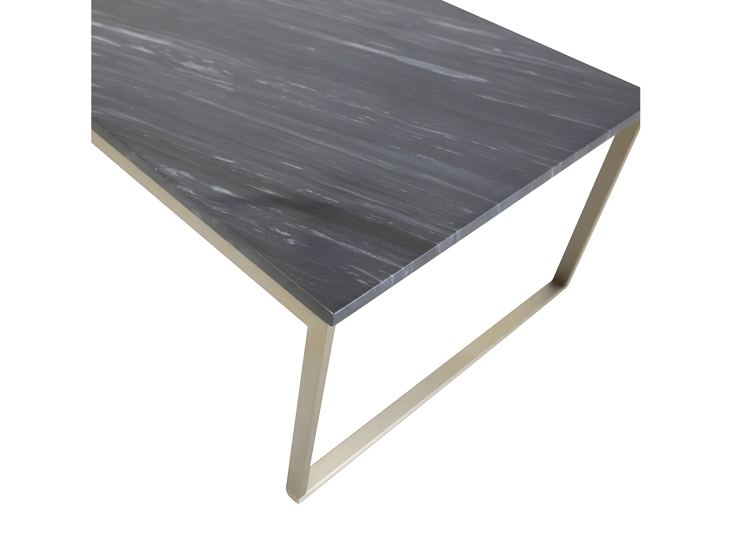 Table Basse en Marbre "Estelle" 120cm Gris