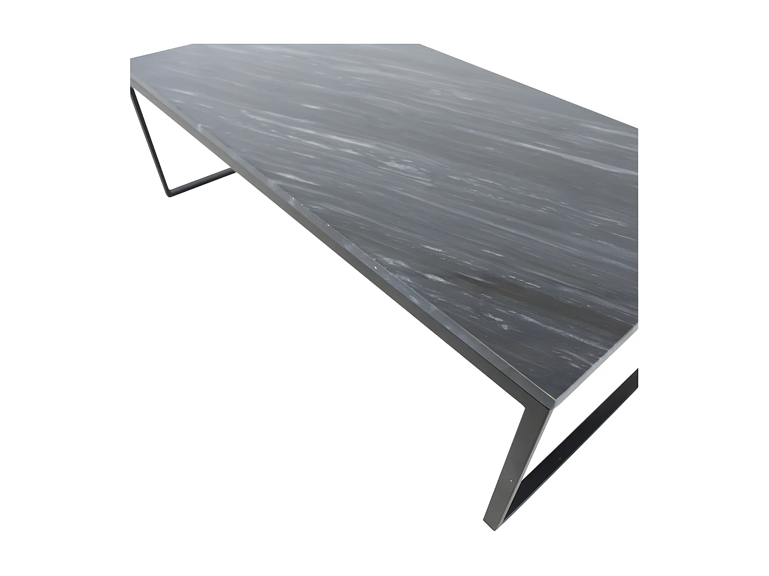 Table Basse en Marbre "Estelle" 120cm Gris