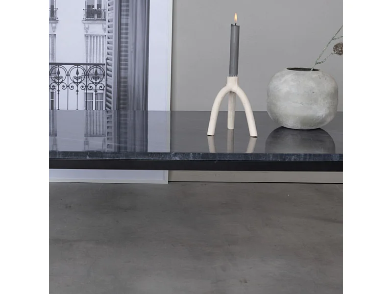 Table Basse en Marbre "Estelle" 120cm Gris