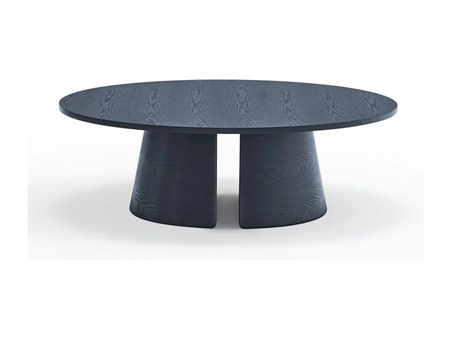 Table basse ronde bleue Ø110 h36 cm