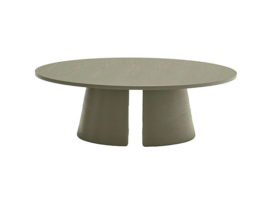 Grüner niedriger Tisch Ø110 h36 cm
