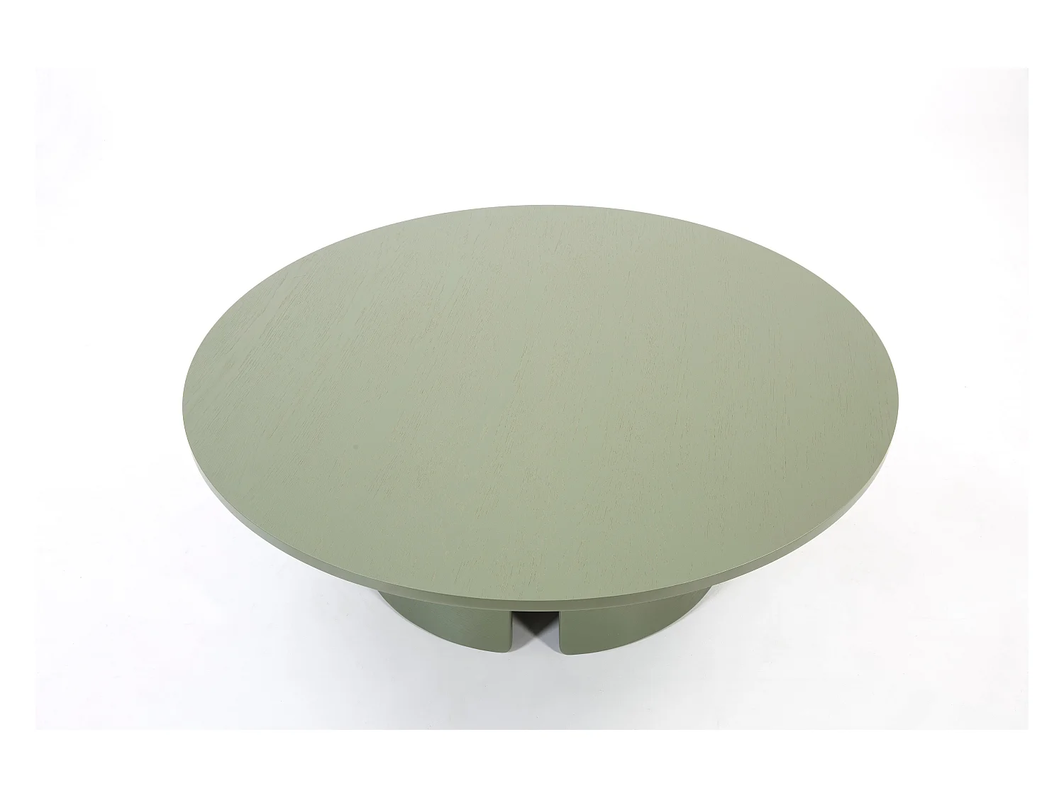 Grüner niedriger Tisch Ø110 h36 cm