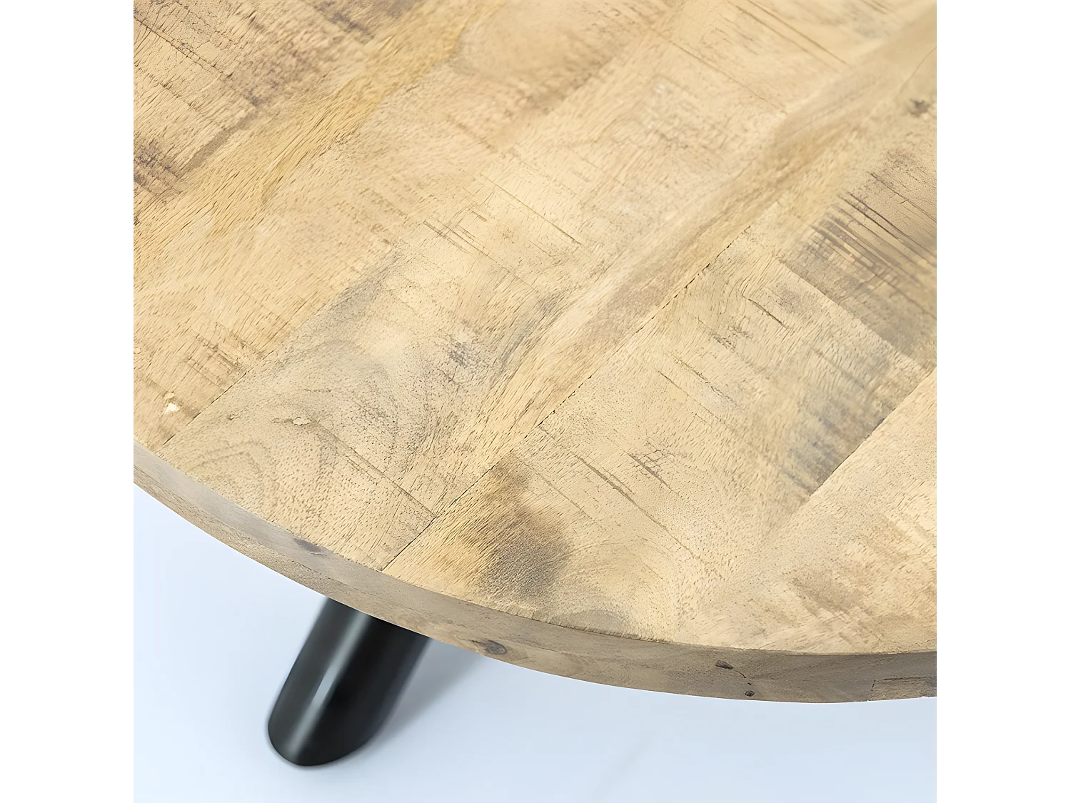 Couchtisch Otto - Beige/Schwarz 70x70x35 cm - Modernes Design