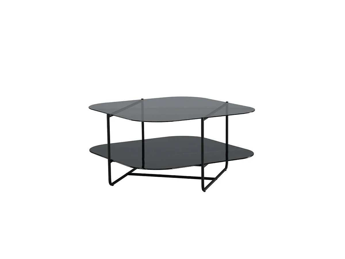 UnLine salontafel 1 plank zwart.