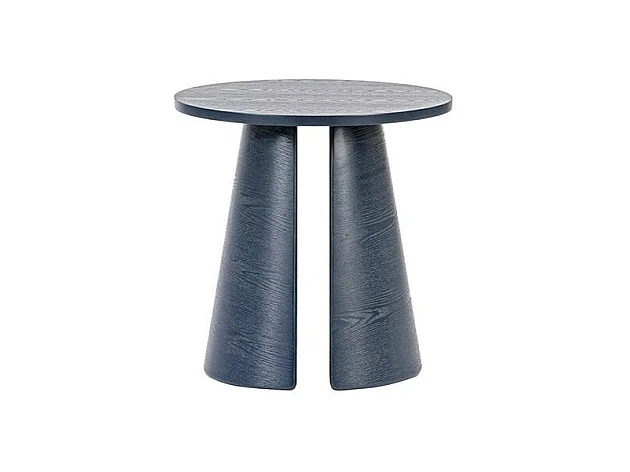 Table de salon bleue Ø50 h50 cm