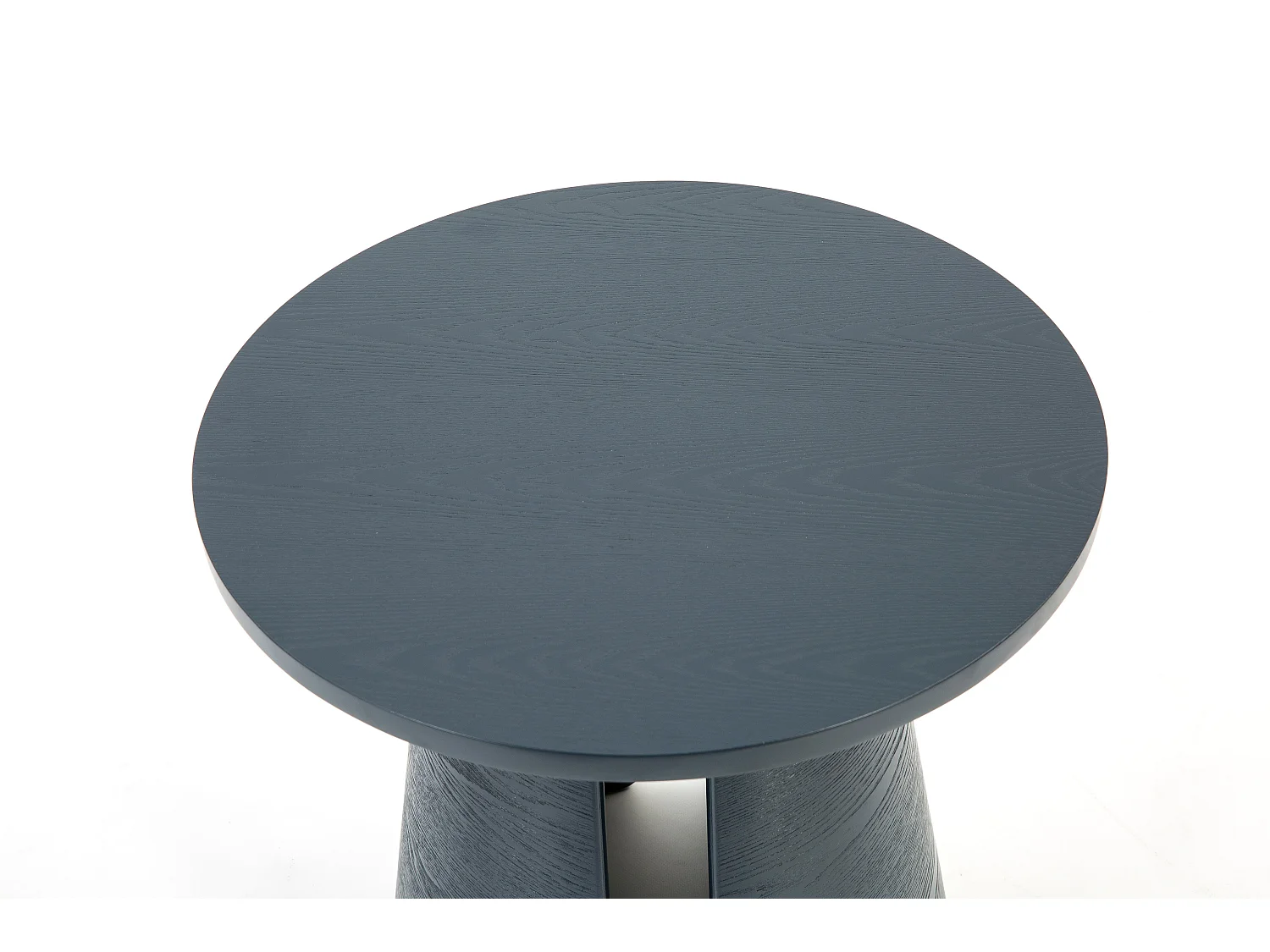 Table de salon bleue Ø50 h50 cm