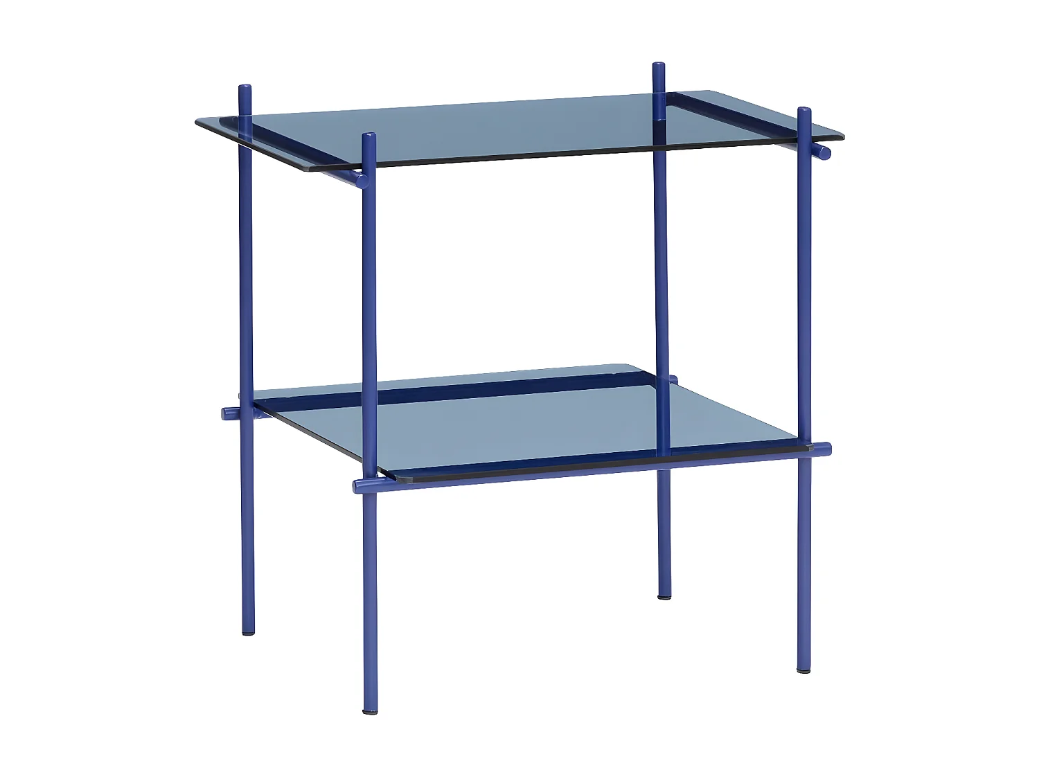 Table d'appoint métal et verre MAZETTE