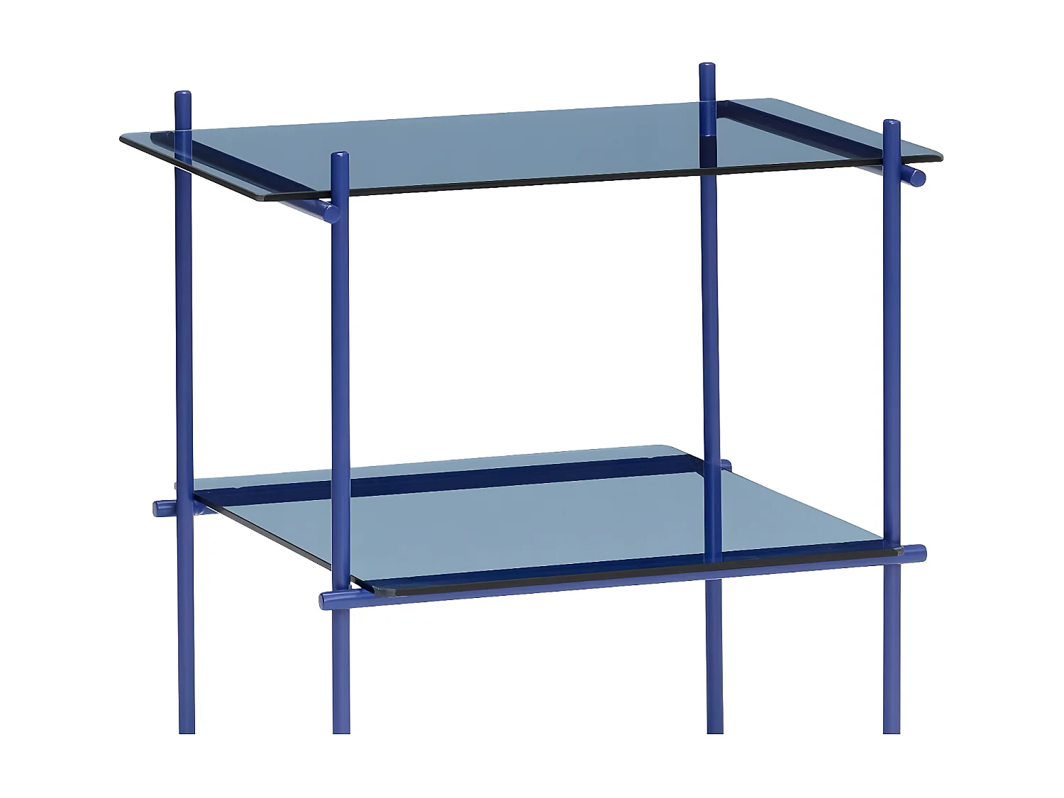 Table d'appoint métal et verre MAZETTE