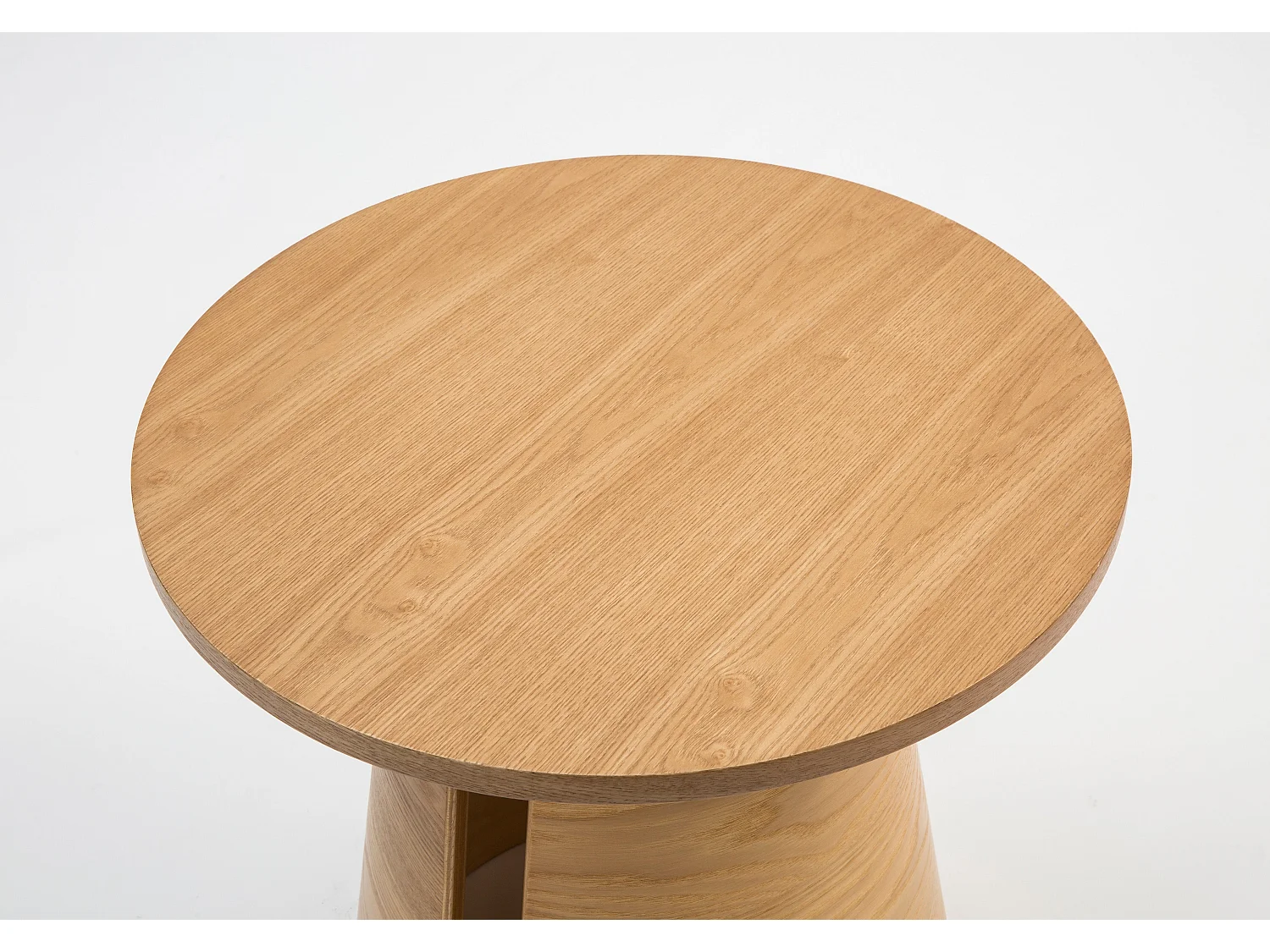 Table de salon en bois naturel Ø50 h50 cm