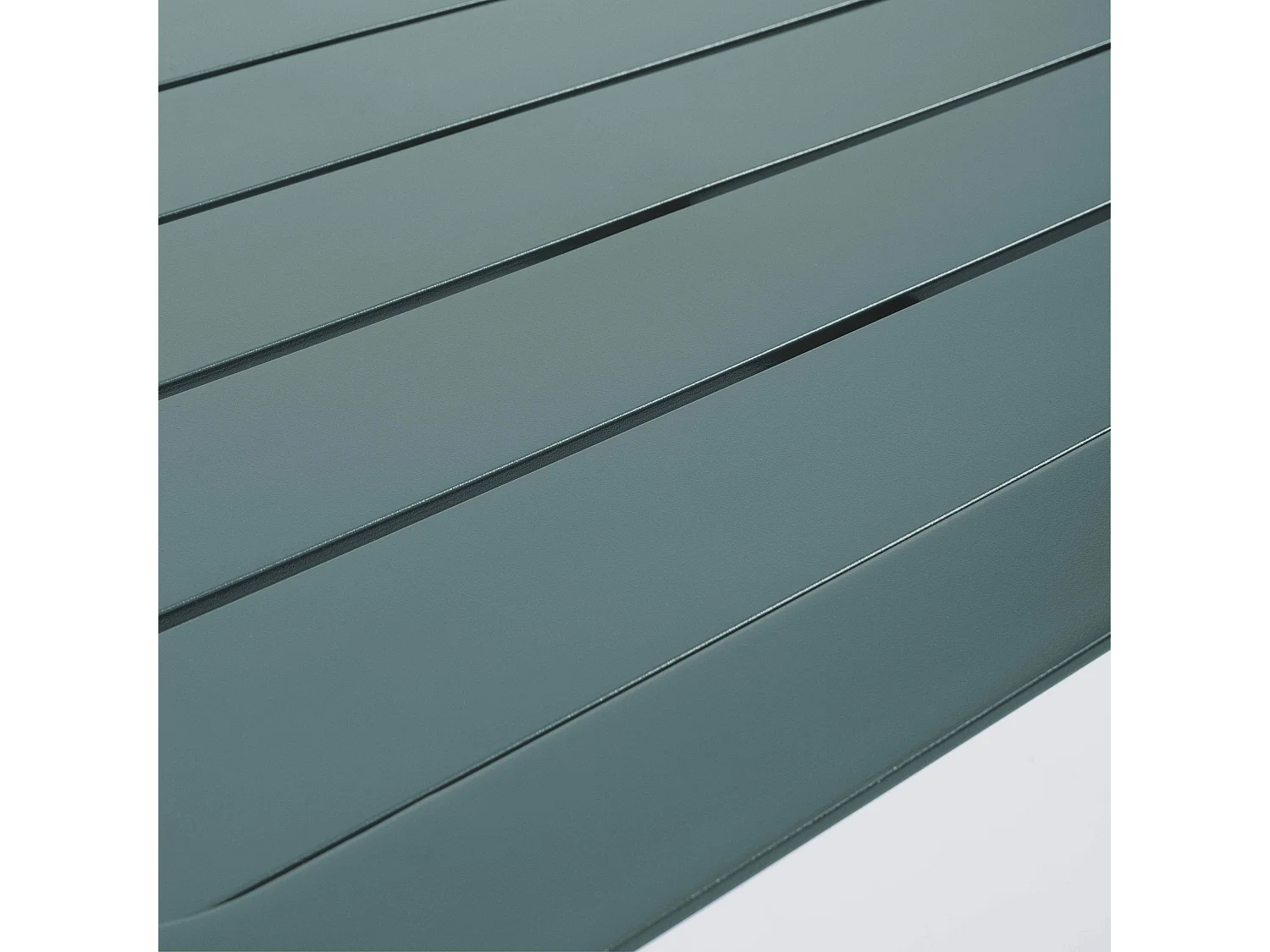 Table carrée de terrasse (70x70cm) vert foncé