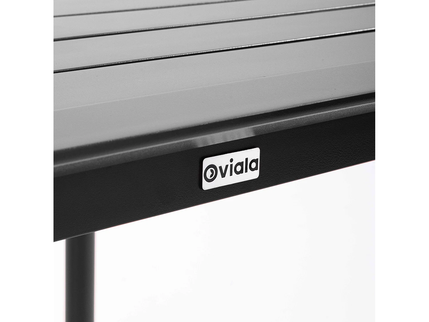 Table carrée de terrasse (70x70cm) noire