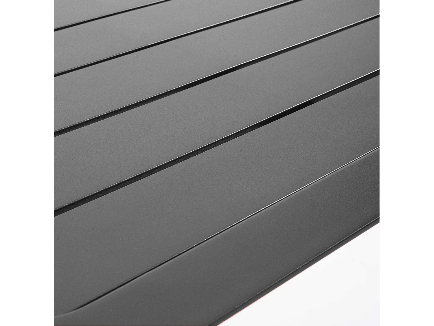 Table carrée de terrasse (70x70cm) noire