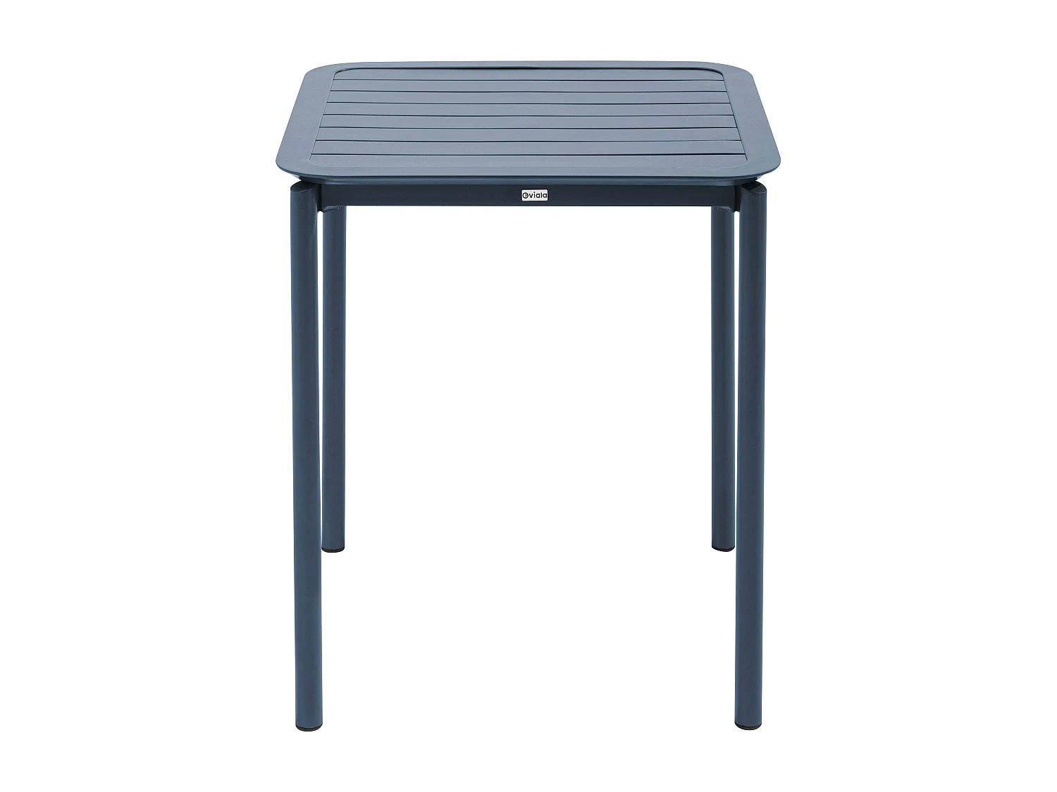 Table carrée de terrasse (70x70cm) bleu foncé