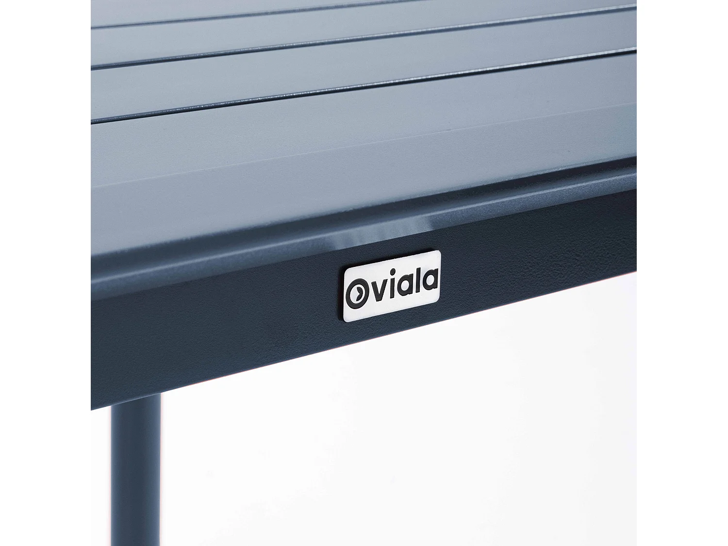 Table carrée de terrasse (70x70cm) bleu foncé