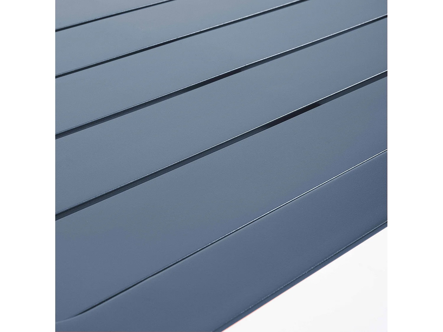 Table carrée de terrasse (70x70cm) bleu foncé