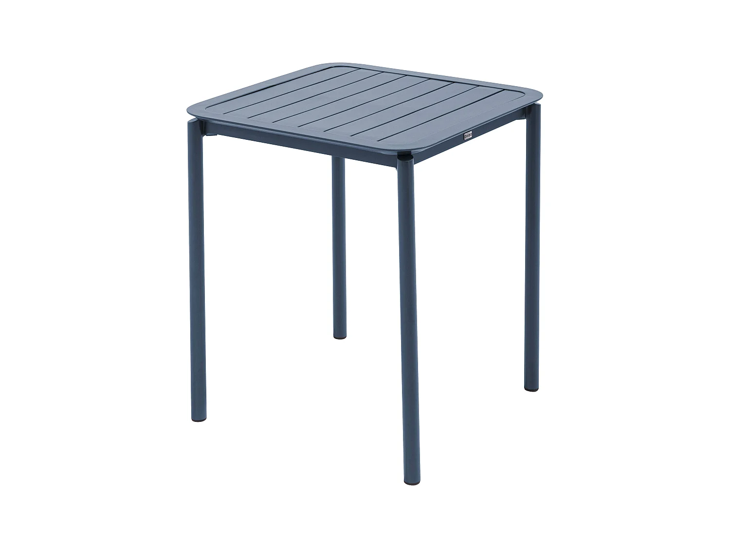 Table carrée de terrasse (70x70cm) bleu foncé