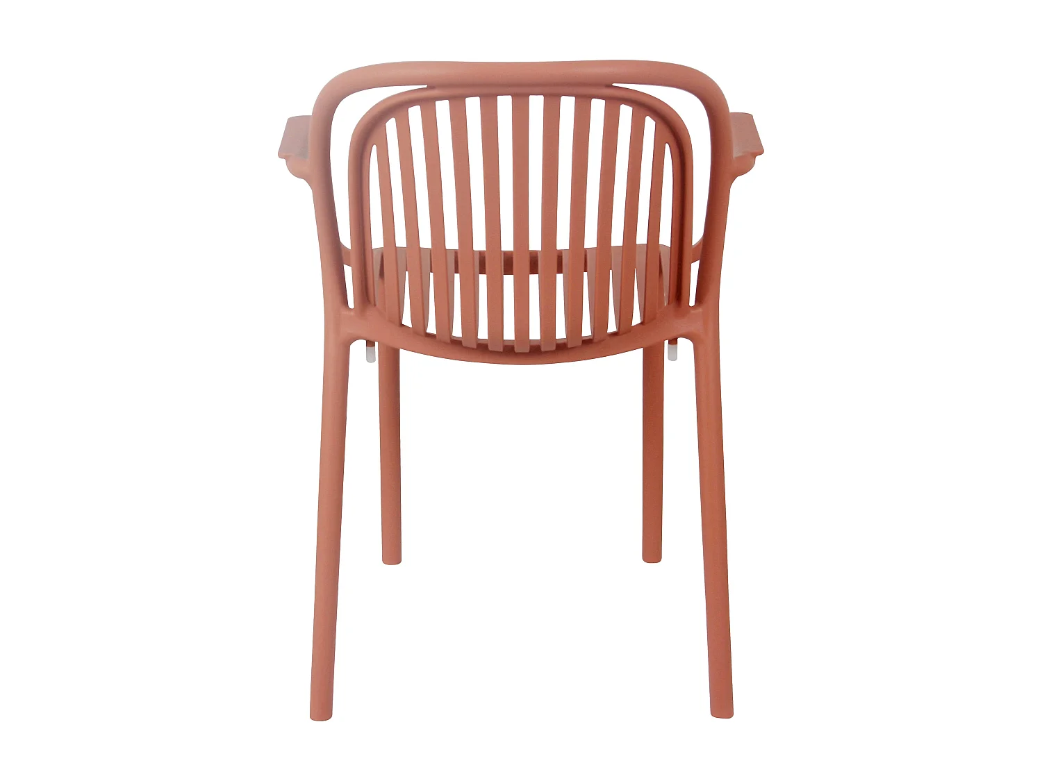 Fauteuil de terrasse terracotta