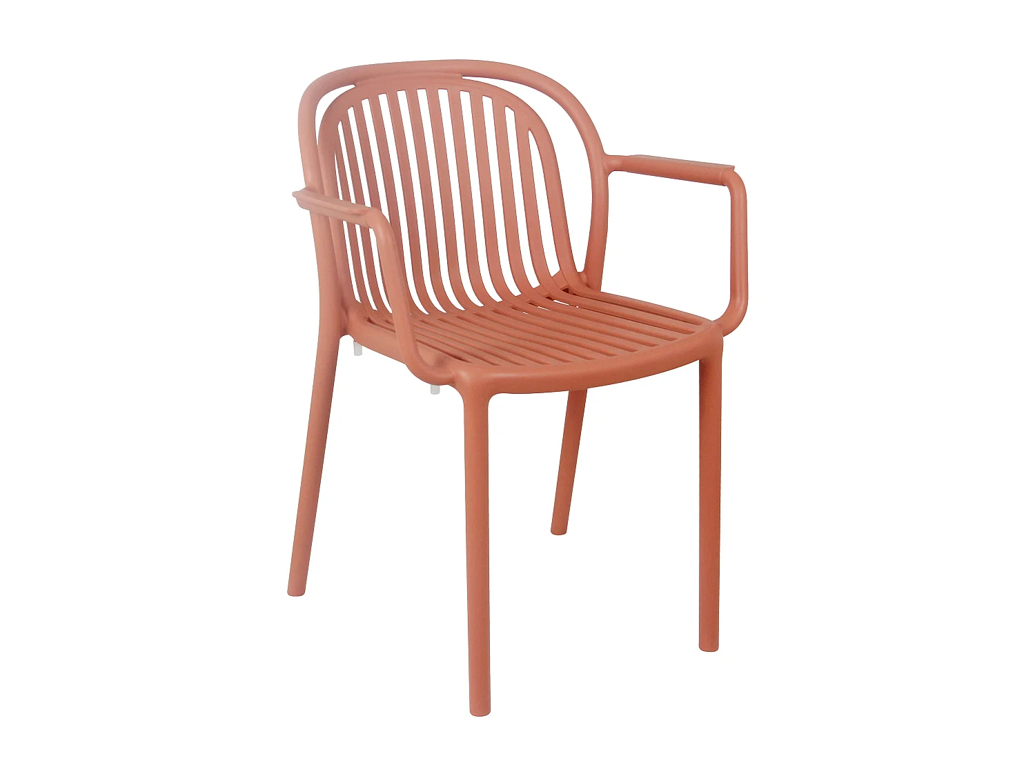 Fauteuil de terrasse terracotta